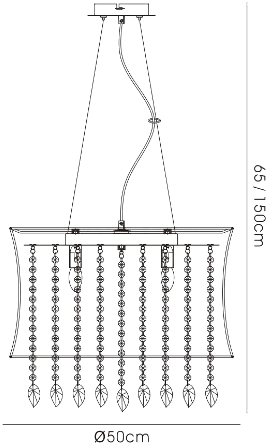 Niki Crystal Ceiling Lights Diyas Shaded Crystal Fittings